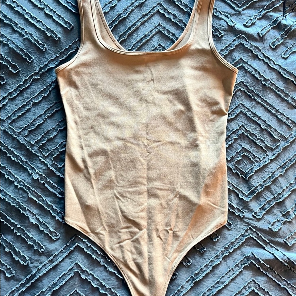 Abercrombie & Fitch Tan Tank Bodysuit